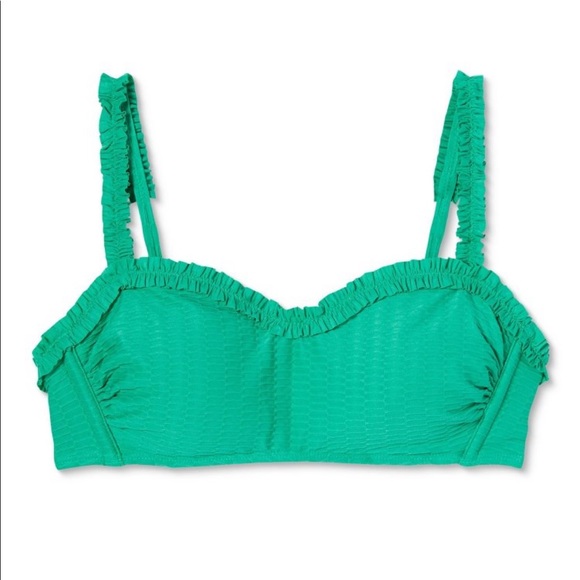 NWT Stoney Clover lane sweetheart neck bralette bikini top Medium - Picture 9 of 12